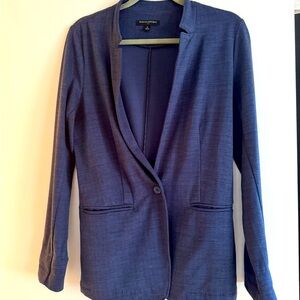 Blue and black blazer